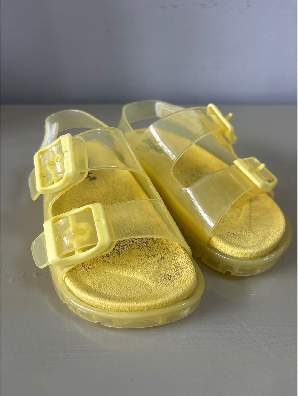 Kidgets Yellow Toddler Sandals Shoes Size 7 Kids